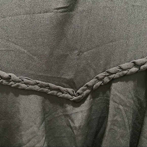 For Love & Lemons Black Mini Dress with Mesh Cutouts and Braided Waist Size SM - Picture 4 of 6